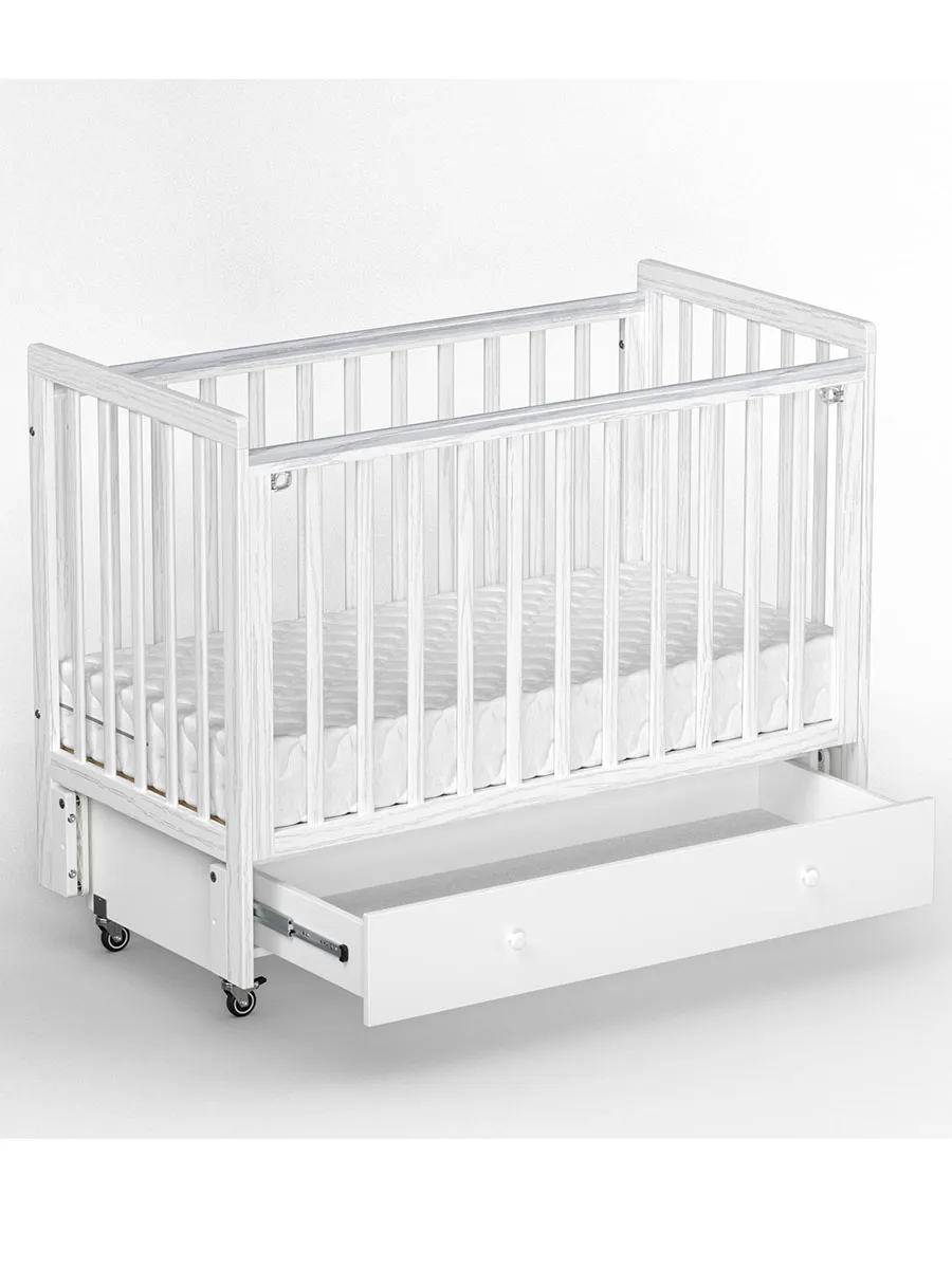 Кровать ANTEMI Classic Sleep Premium 120х60 с ящиком-маятником