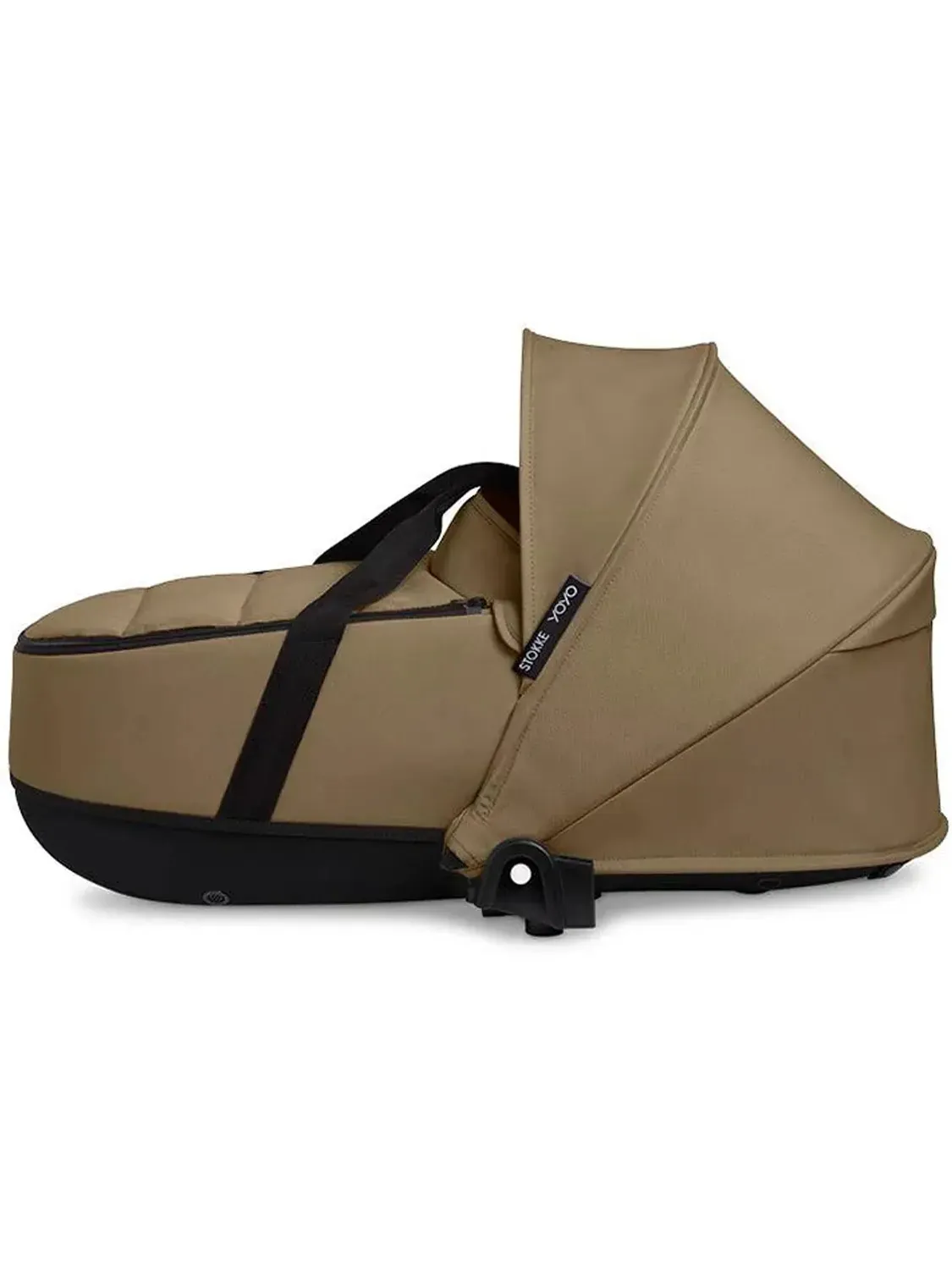 Коляска 2 в 1 Stokke YOYO3 shell, кофейный (toffee), рама черная. Изображение 5