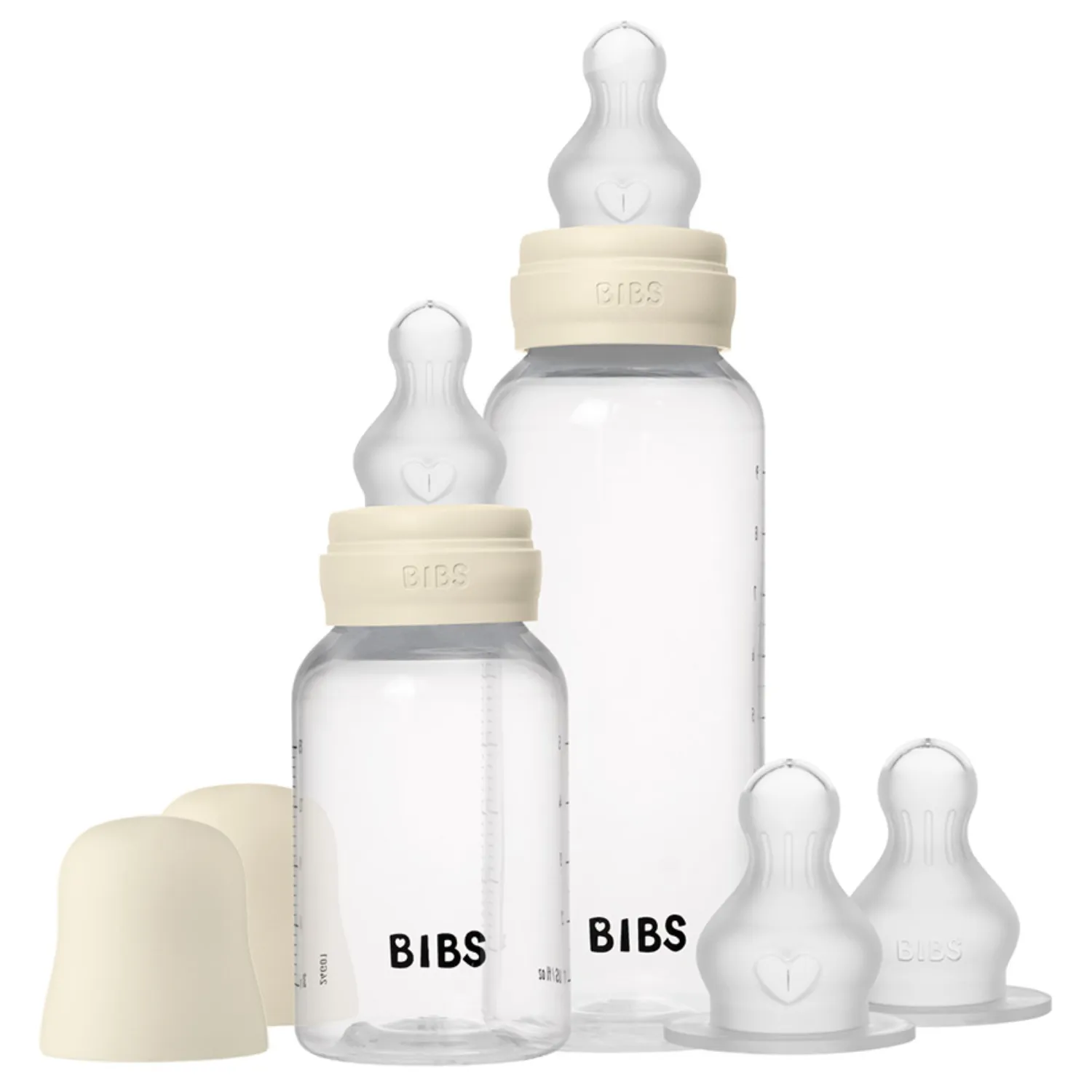 Подарочный набор бутылочек для кормления BIBS с силиконовой соской, 3 потока, 150 мл и 270 мл