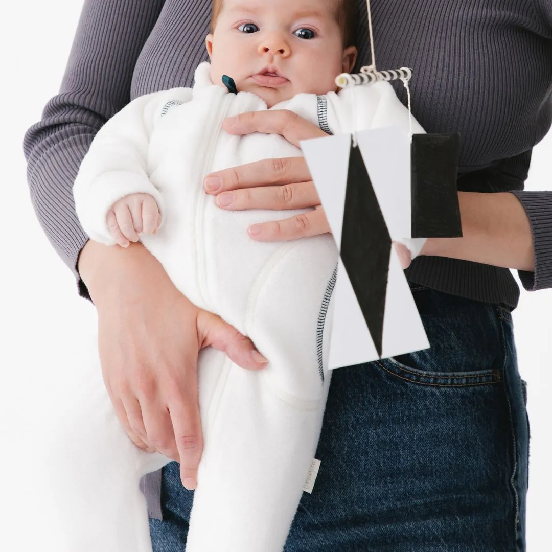 Комбинезон Mansita Comfi флисовый молочный