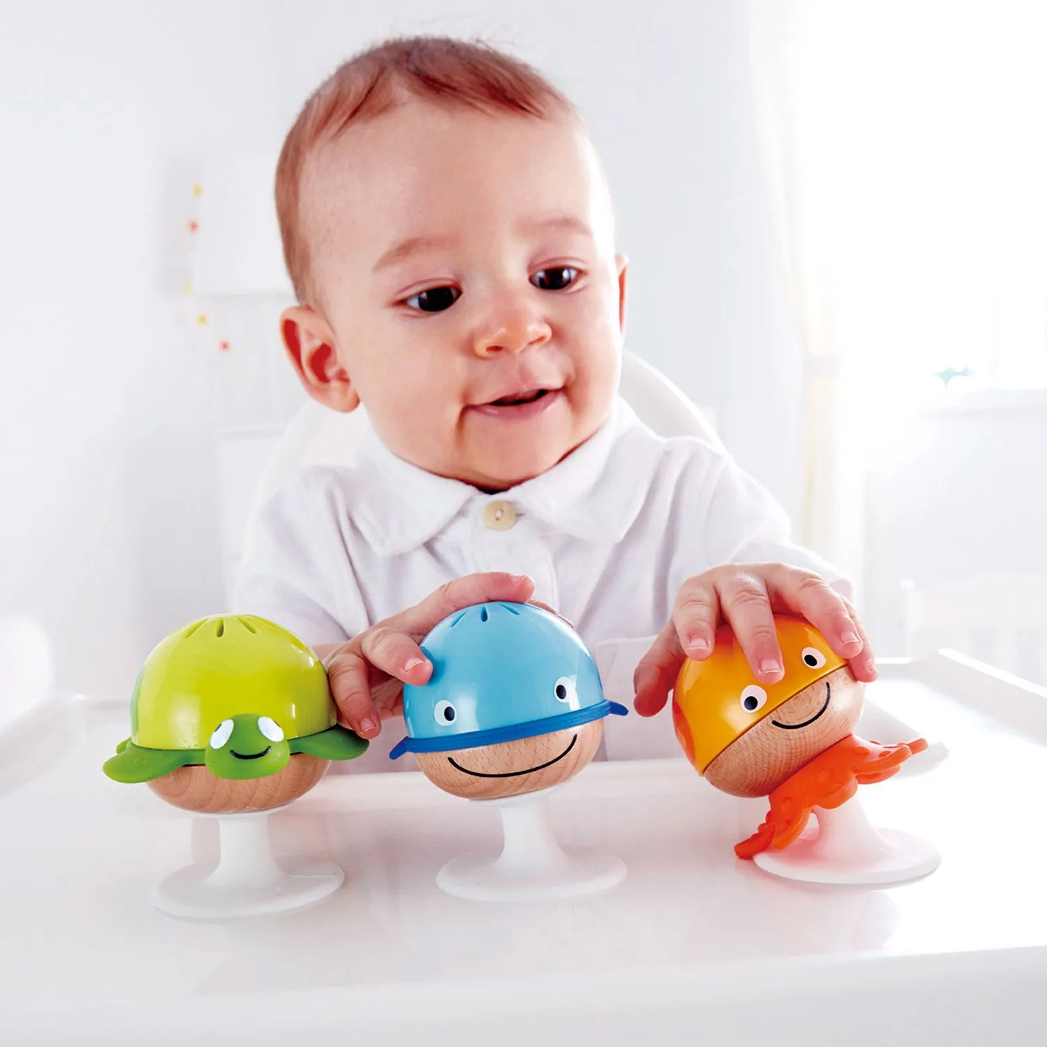 Набор погремушек Hape «Морские друзья» E0330_HP