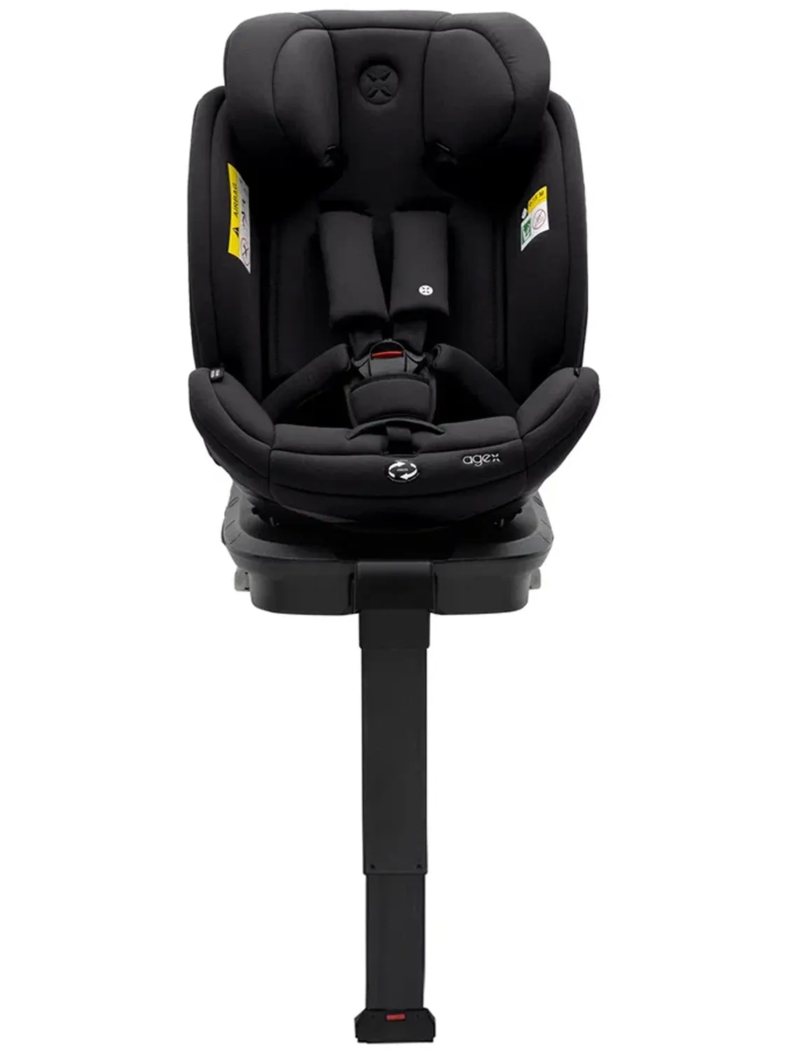 Автокресло 0+/1/2/3 Agex Comfort i-Fix 360 нов, черный (black). Изображение 5