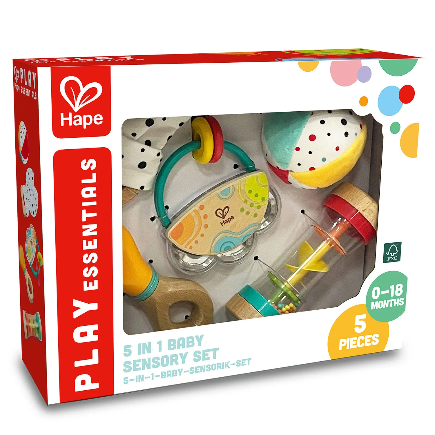 Набор погремушек Hape «Малышам» 5 предметов E0130_HP