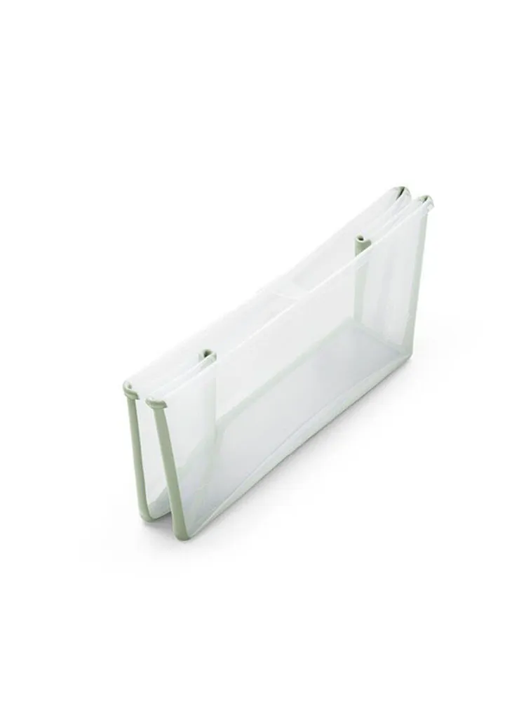 Ванночка с горкой Stokke Flexi Bath Bundle, Tub with Newborn Support Зеленый (Transparent Green) 531508. Изображение 6