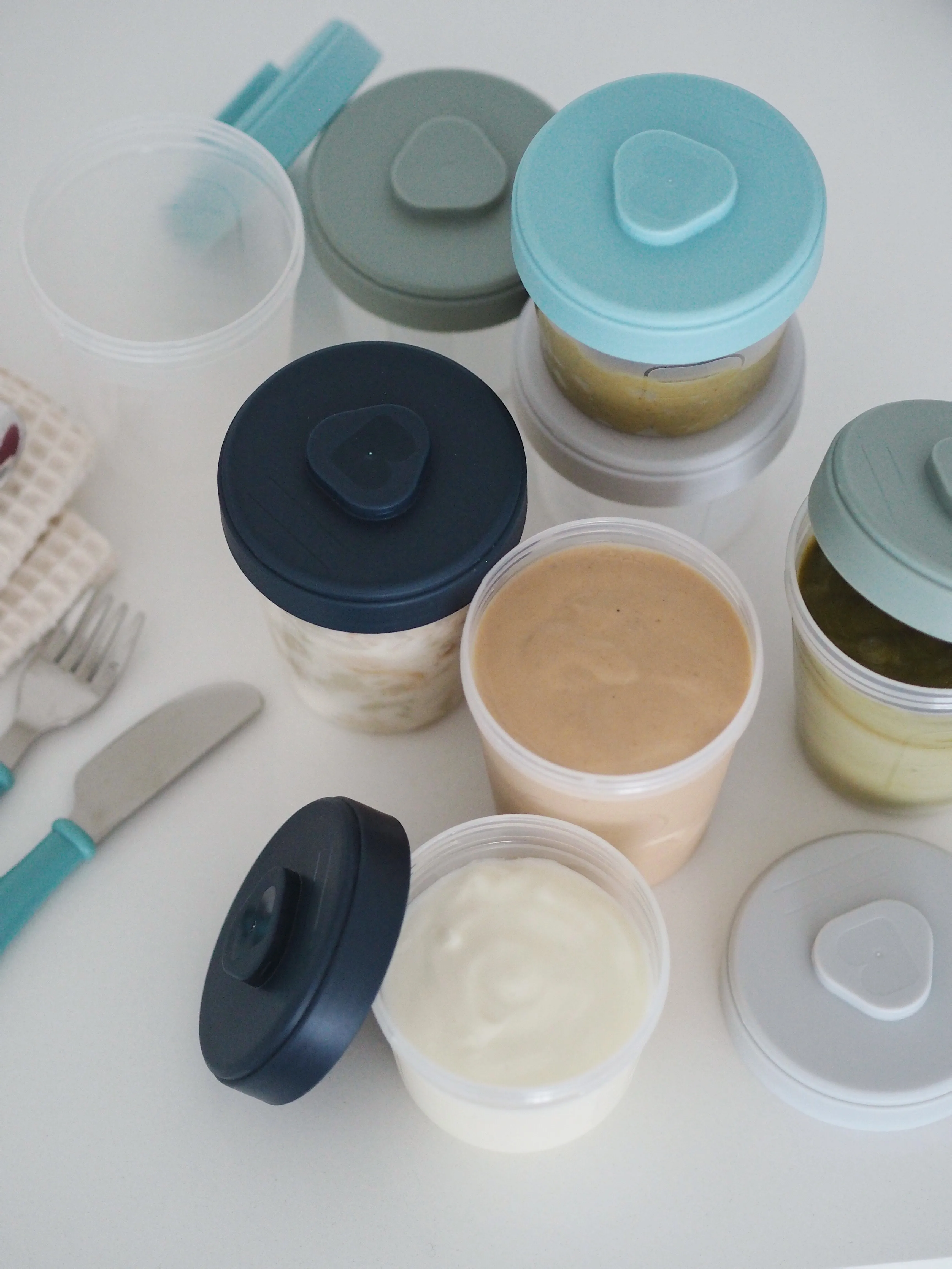 Набор контейнеров Beaba Portions Clip 4х150мл + 4х250мл 913500