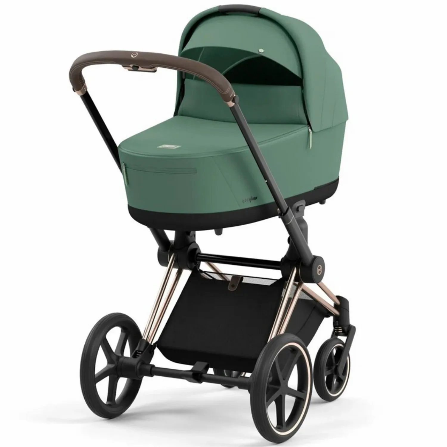 Коляска 2 в 1 Cybex Priam IV шасси Rosegold