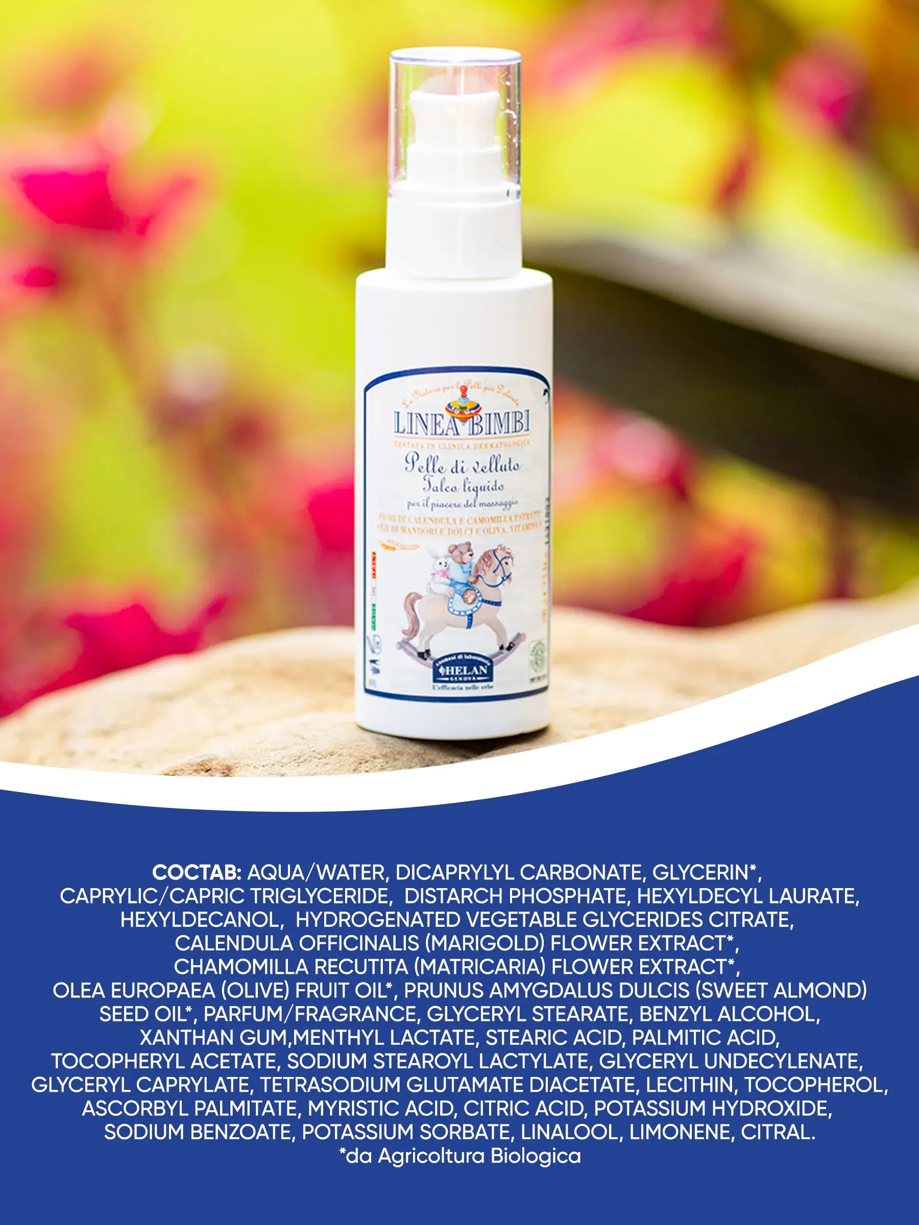 Флюид (тальк) детский HELAN для деликатных мест 100 мл 139TL-RU