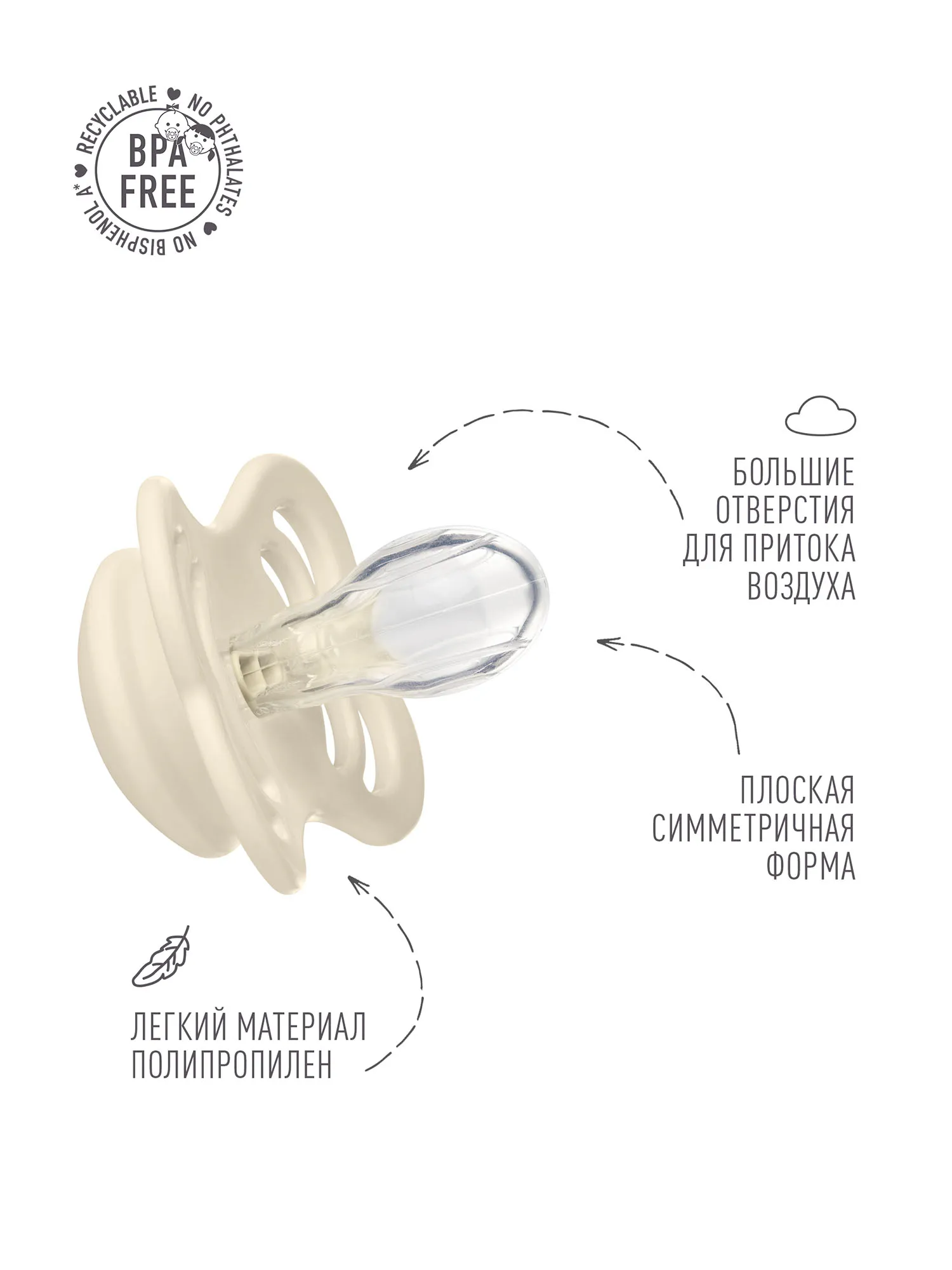 Пустышка силиконовая BIBS Supreme 0+ месяцев