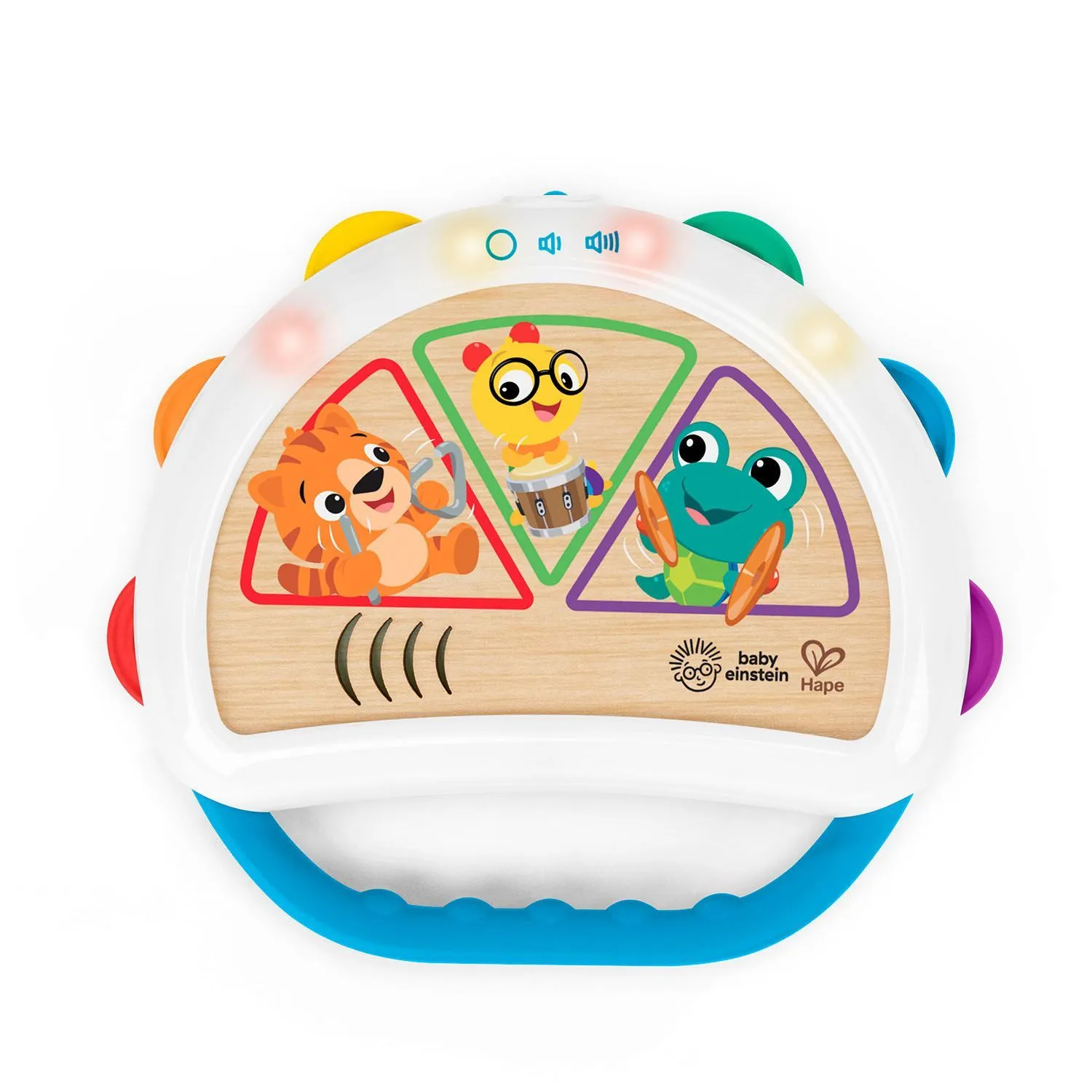 Игрушка музыкальная HAPE Бубен серия Волшебное прикосновение 800916_HP