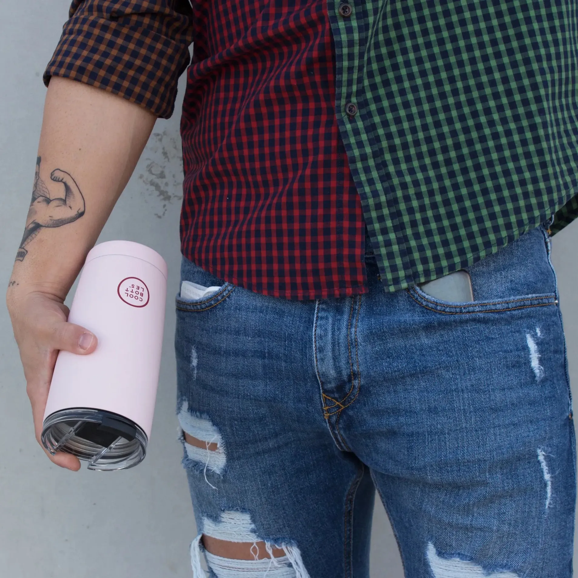 Термокружка Cool Bottles Tumbler Pastel Pink 550мл CBT55PAP