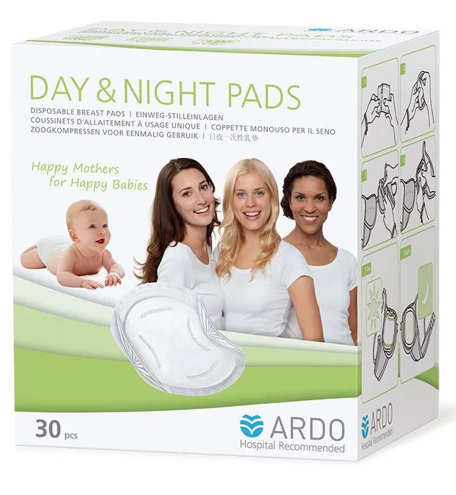 Одноразовые прокладки для бюстгалтера Ardo Day&Night Pads 30 шт.