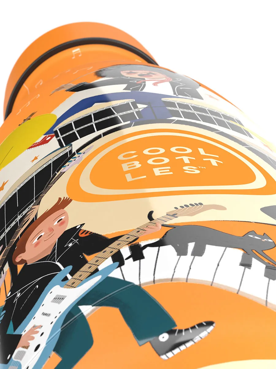 Термос-термобутылка Cool Bottles Kids серия Wonders Music Beat 350мл CBBK35MB. Изображение 3