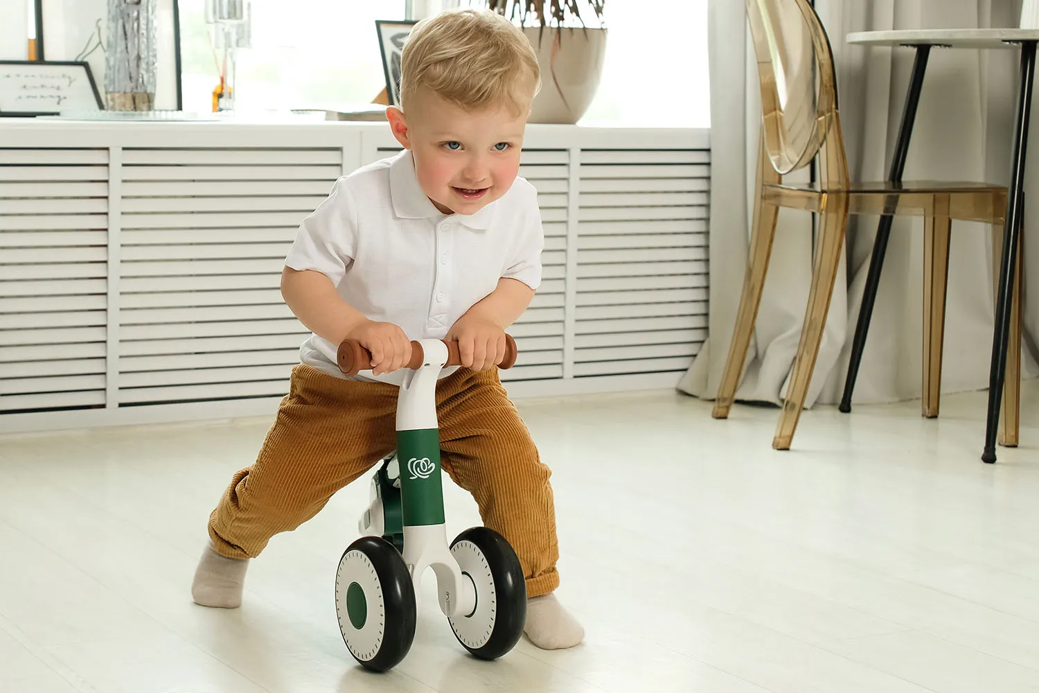 Беговел Fiorellino green brown WB0608