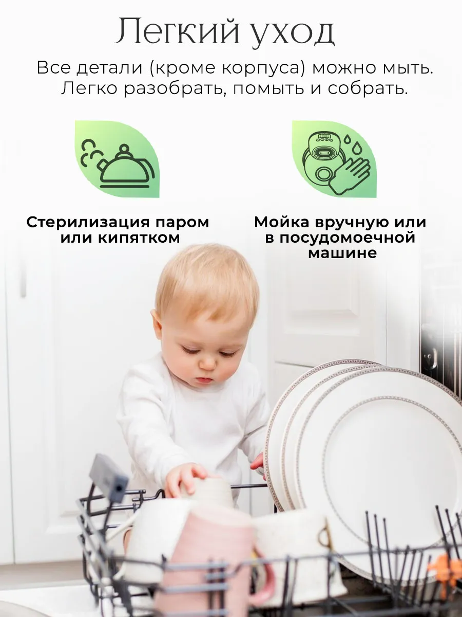 Молокоотсос Fiorellino портативный электрический YM-8806