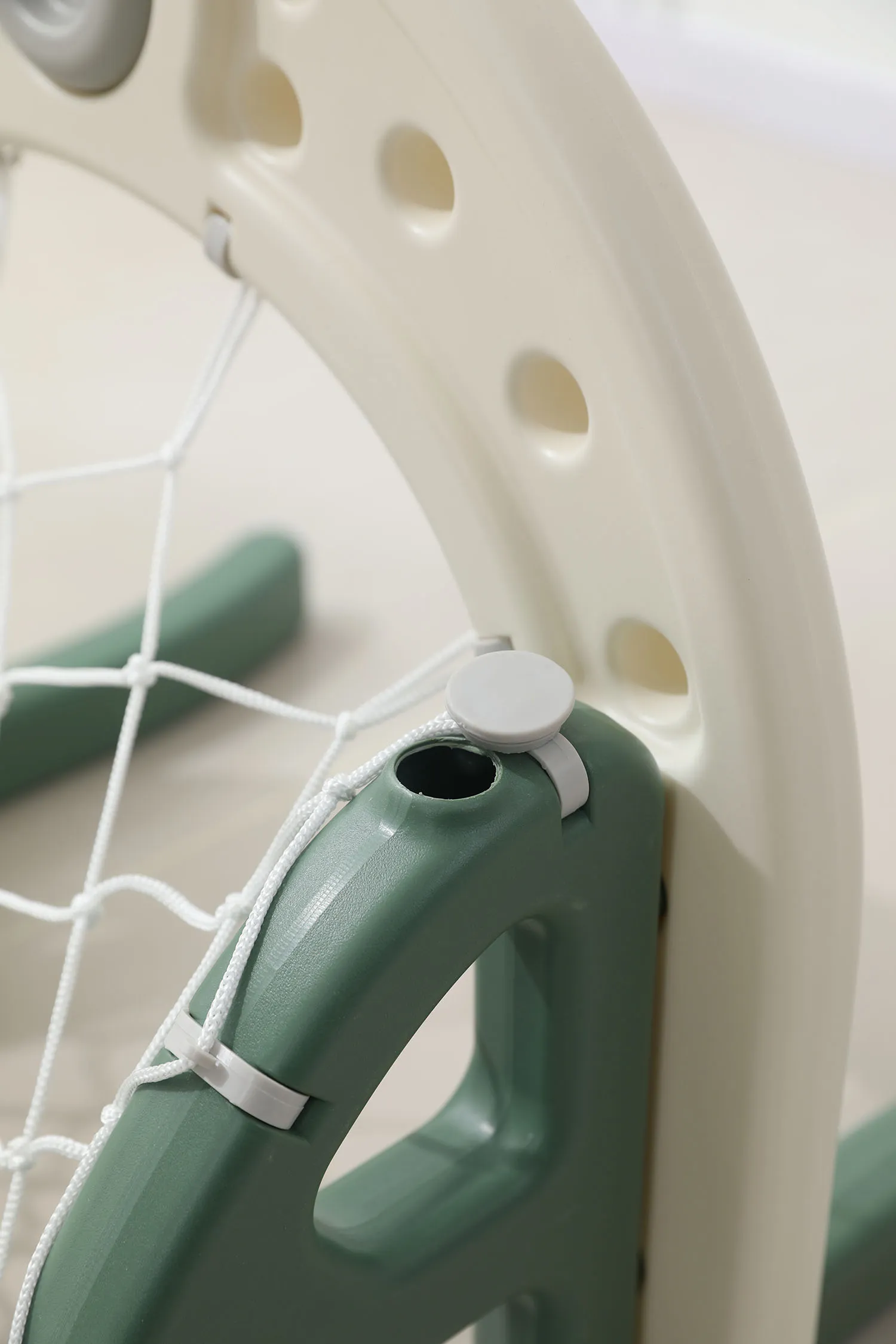 Стойка баскетбольная и хоккейные/футбольные ворота UNIX Kids Dino (3 в 1)