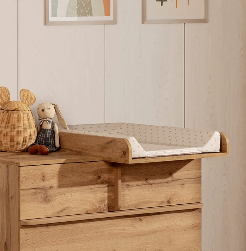 Пеленальная доска с матрасиком для тумбы Micuna Martha CO-1968 Oak