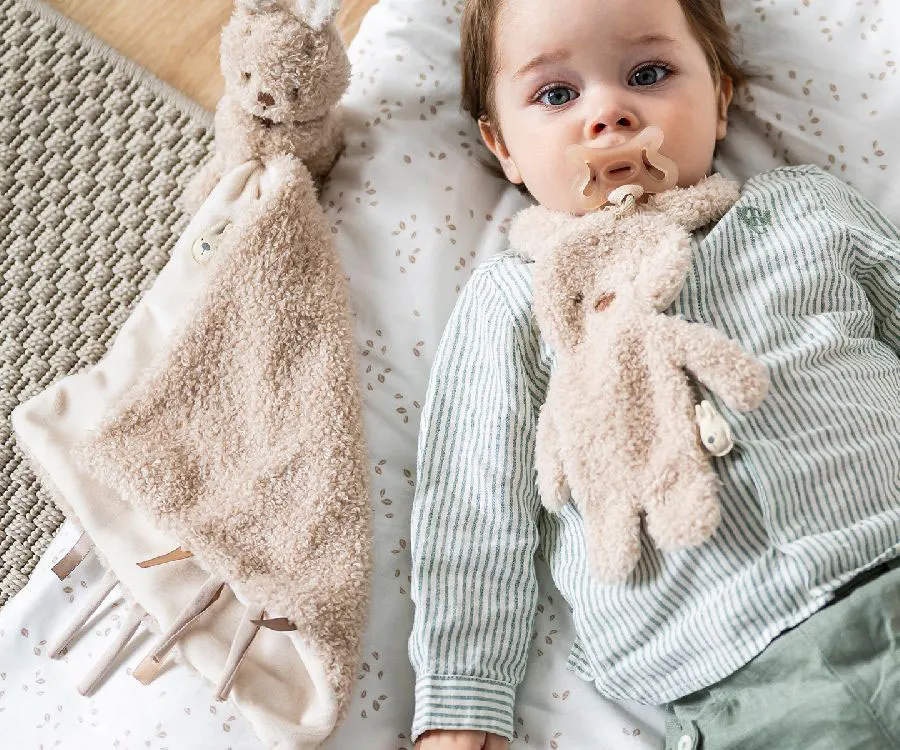 Игрушка мягкая Nattou Doudou TEDDY Rabbit beige 856447