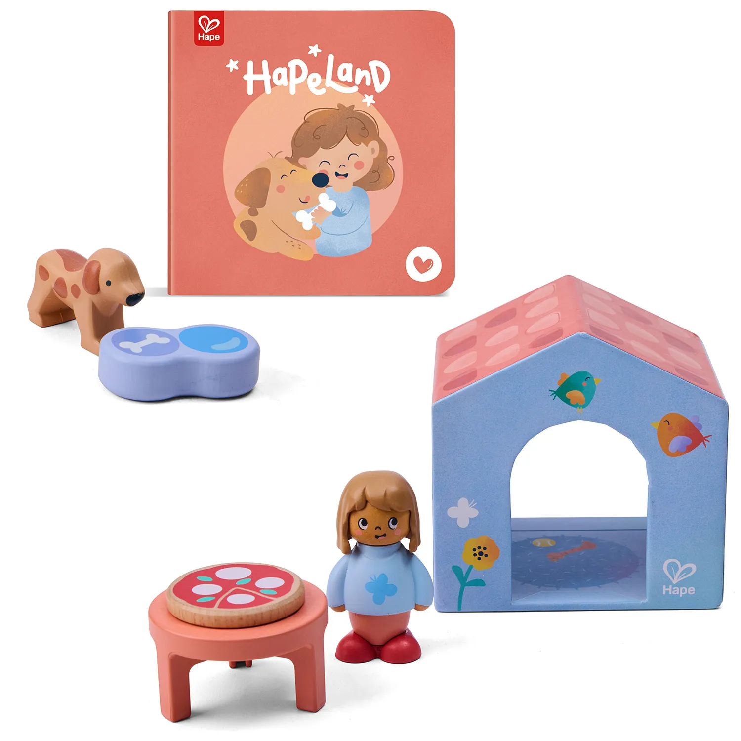 Набор игровой HAPE «Маленький домик» (детская иллюстрированная книга Hape Land) E3442_HP