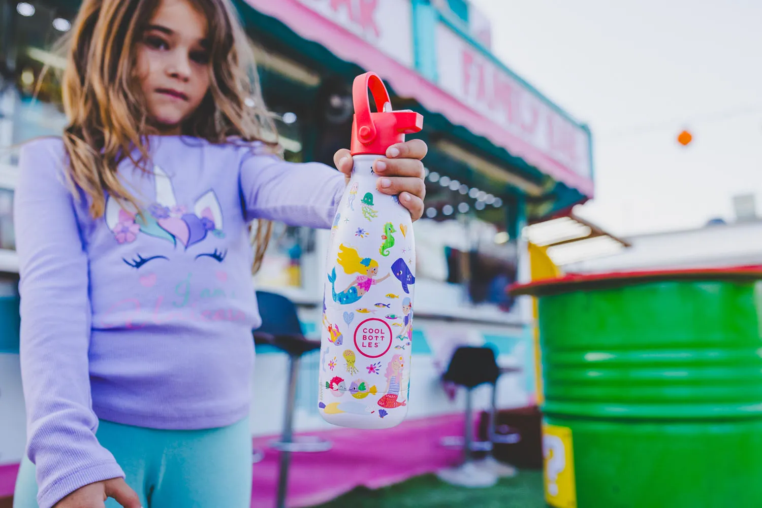 Термос–термобутылка Cool Bottles Kids серия Playland Sweet Mermaids 350 мл
