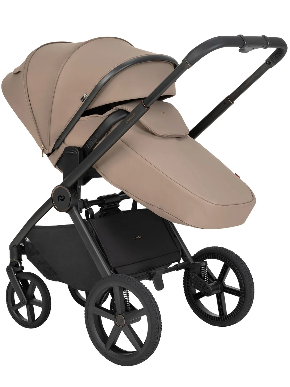 Коляска 2 в 1 Carrello Ultimo F CRL-6701, бежевый (acoustic beige). Изображение 12