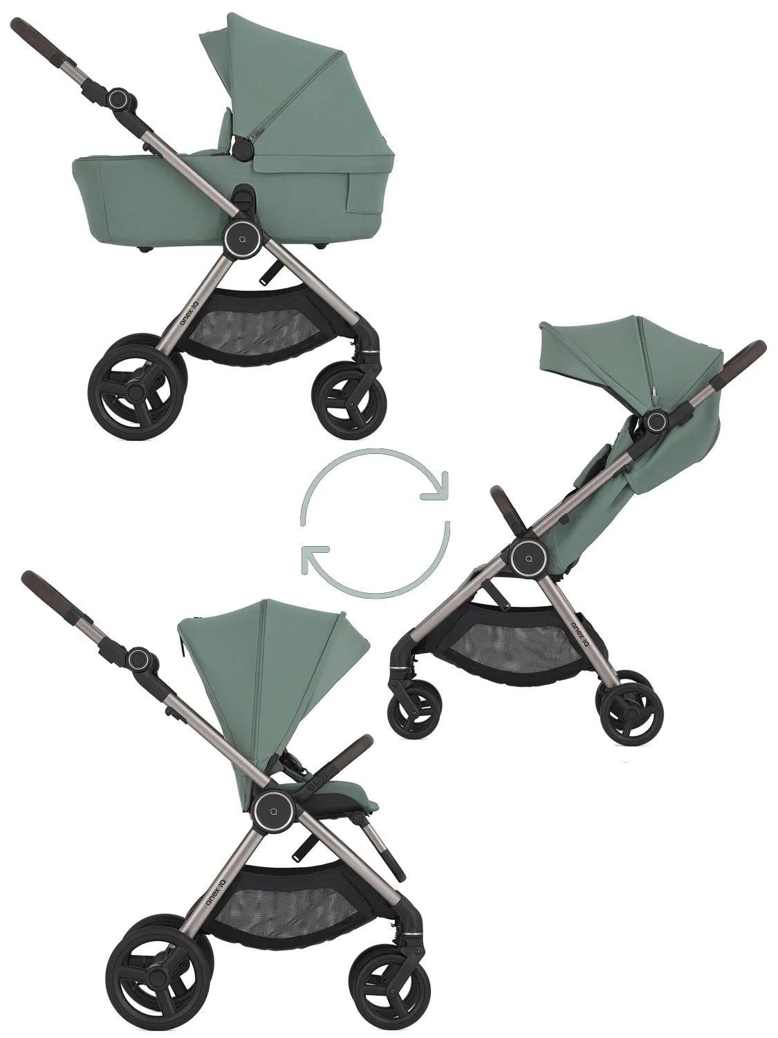 Коляска 2 в 1 Anex iQ Premium