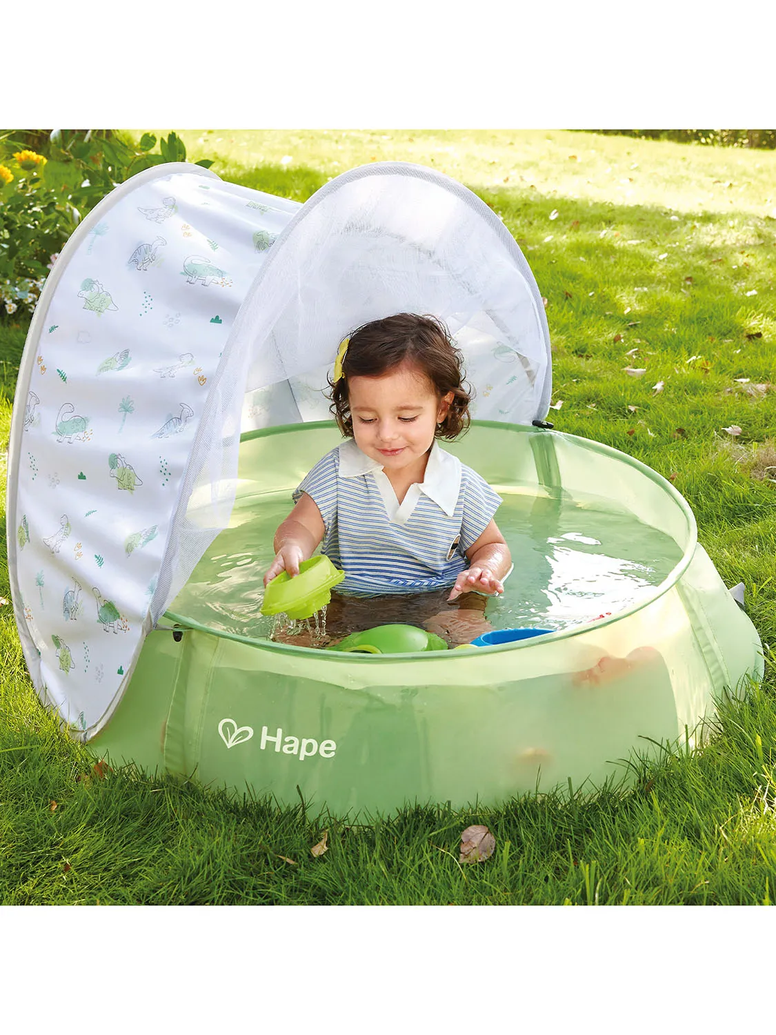Бассейн сухой детский HAPE «Пляж» с тентом E4108_HP