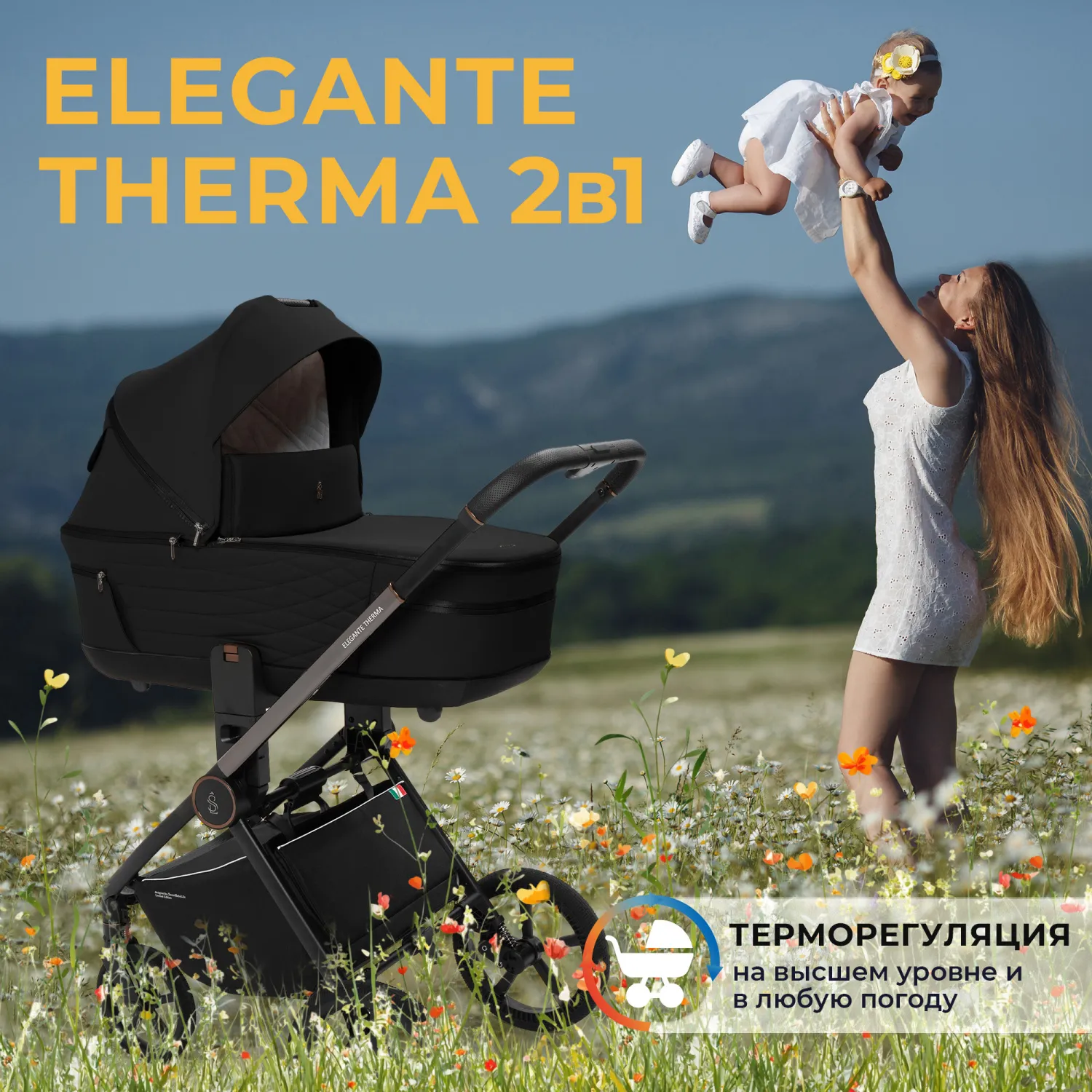 Коляска 2 в 1 SBL / Sweet Baby Elegante Therma
