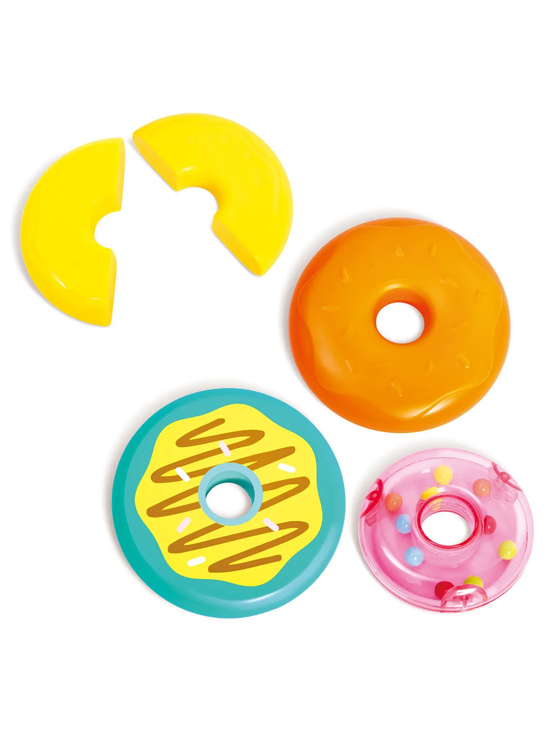 Игрушка развивающая HAPE «Пирамидка» Башня пончиков E0532_HP