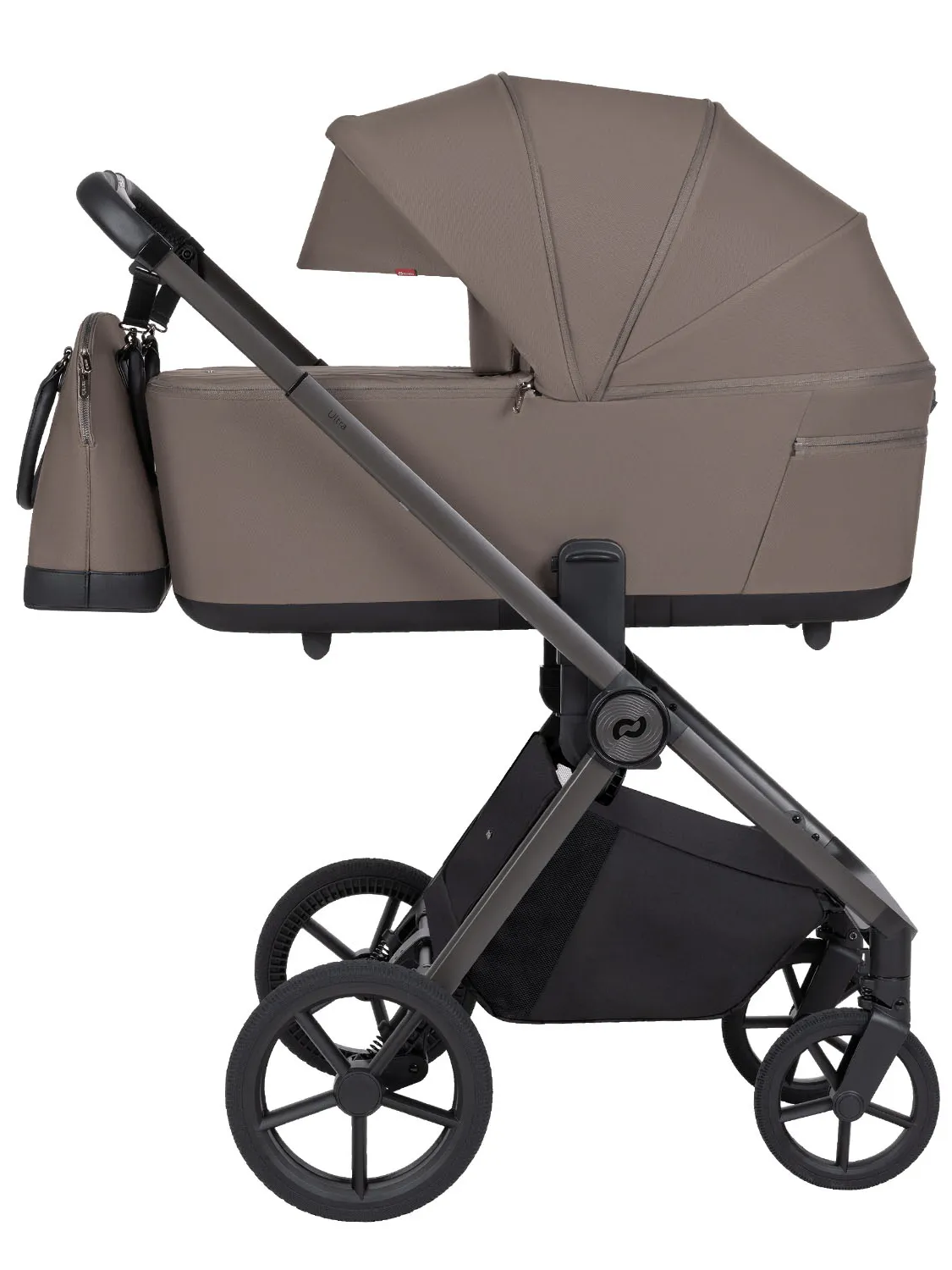 Коляска 2 в 1 CARRELLO Ultra F CRL-6557, коричневый (sugar brown). Изображение 4