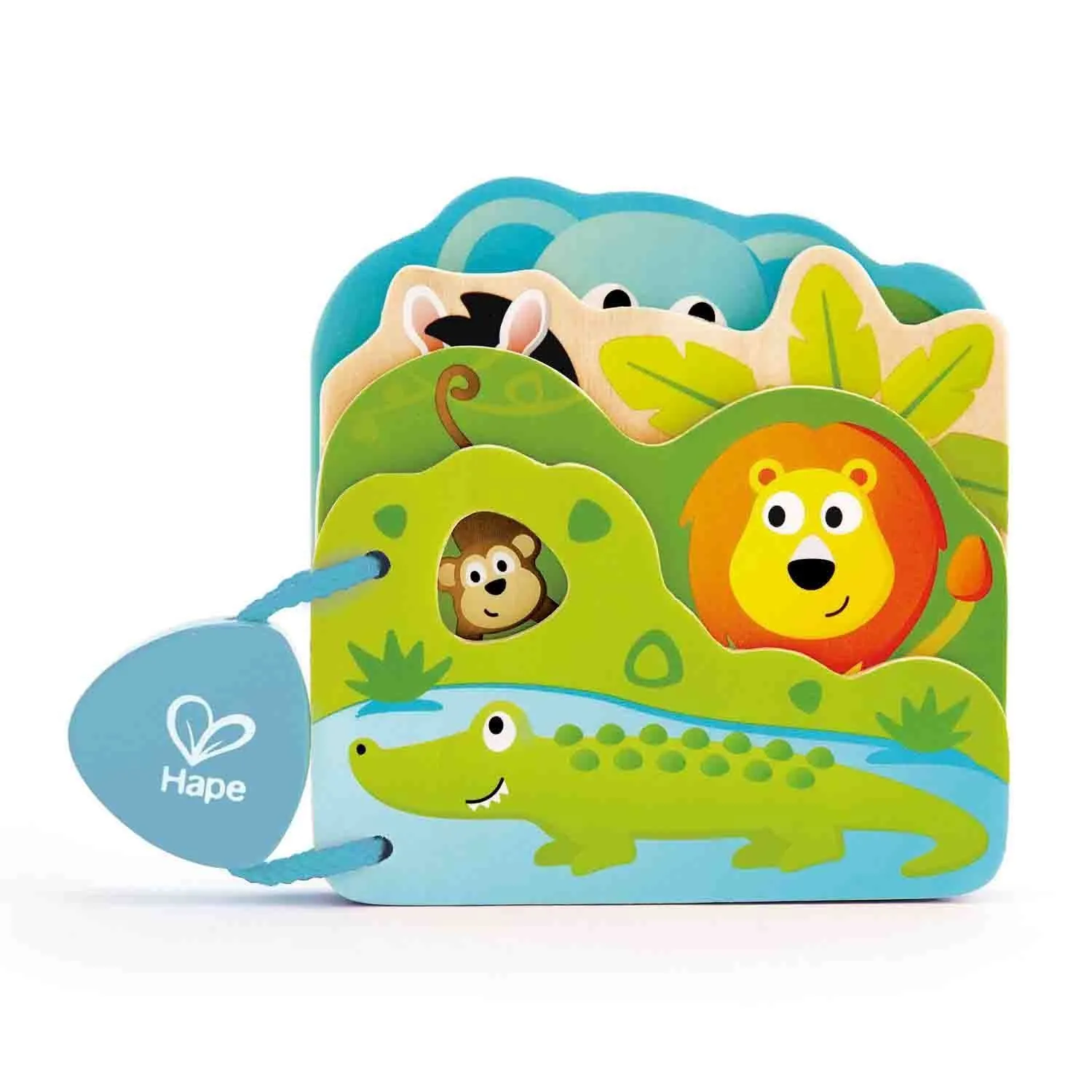 Детская книга-игрушка Hape «Дикие животные»