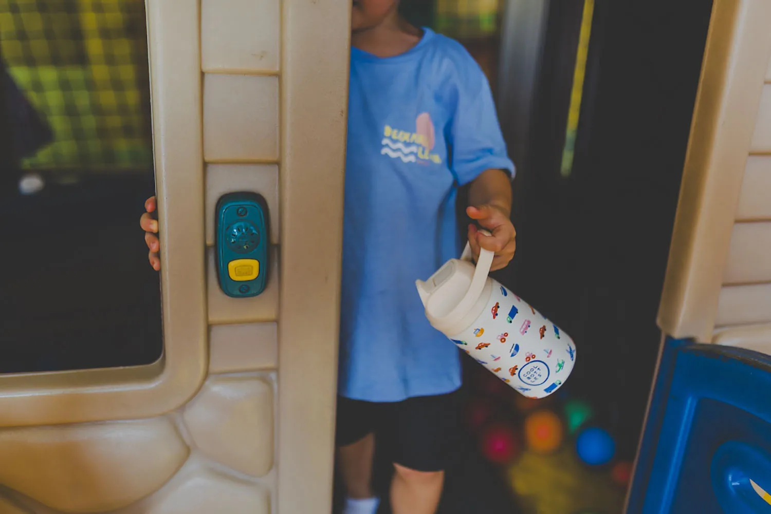 Термос-термобутылка Cool Bottles Kiddie Little Wheels 350 мл