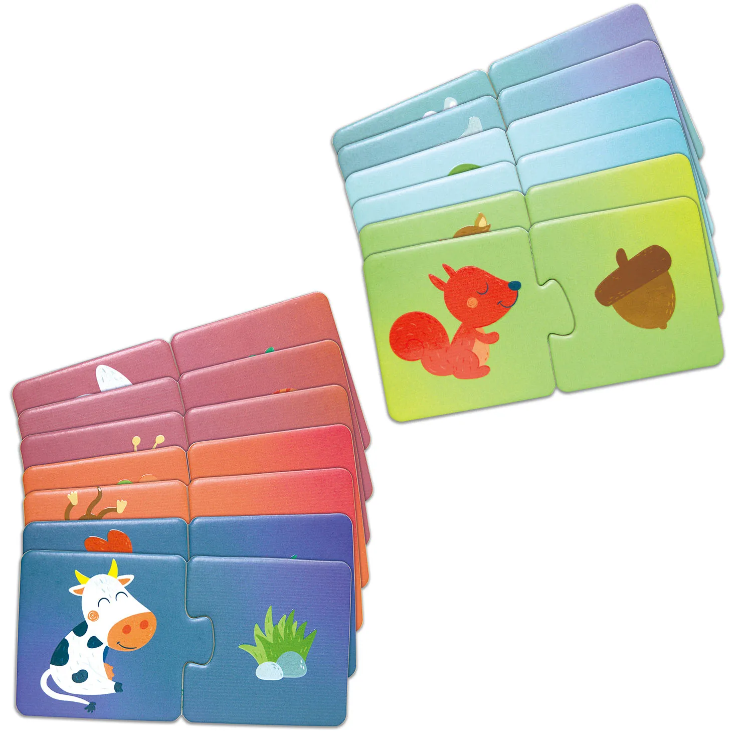 Пазл HAPE для детей развивающий «Животные и их еда» E1665_HP