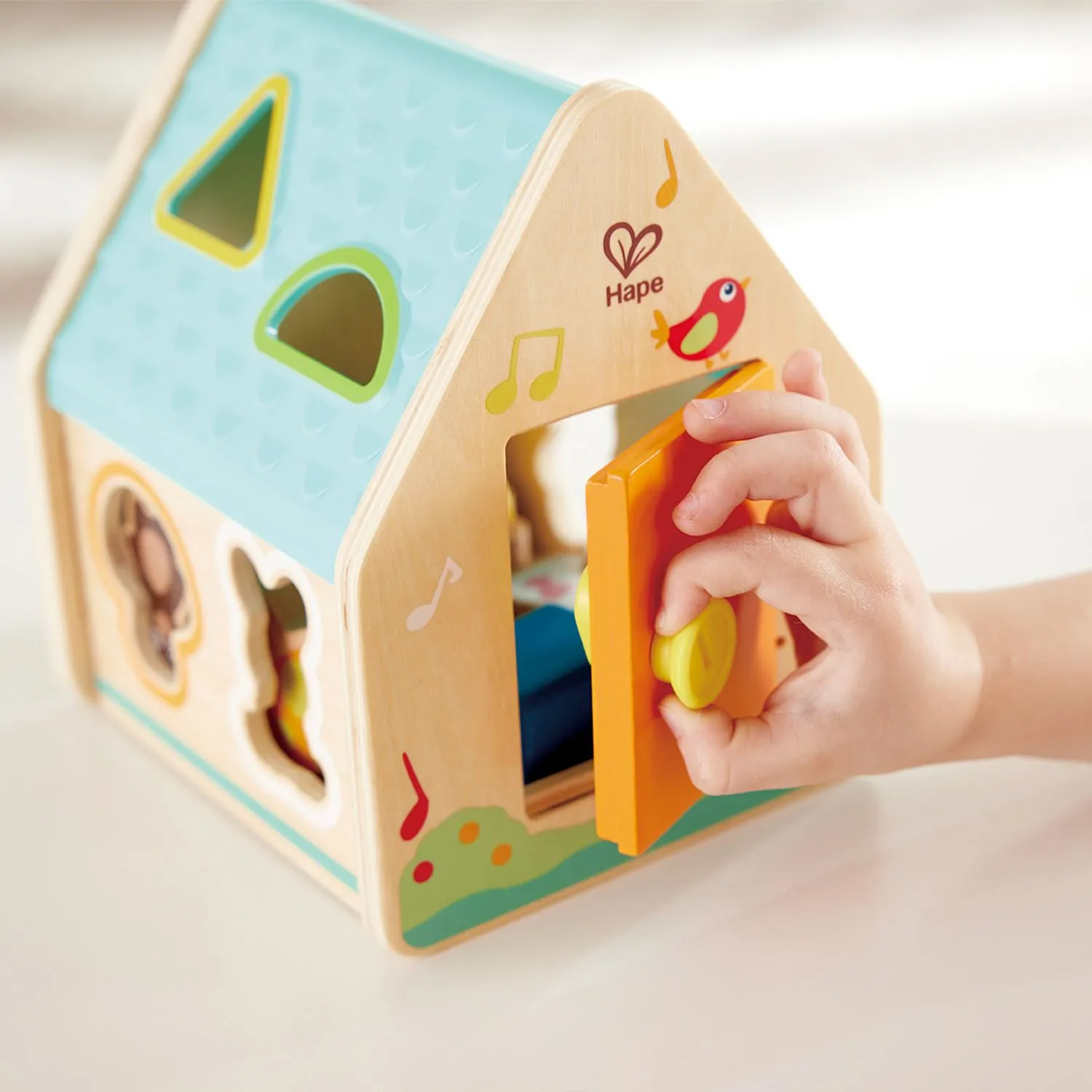 Игрушка HAPE развивающий Cортер «Домик на дереве» E0515_HP