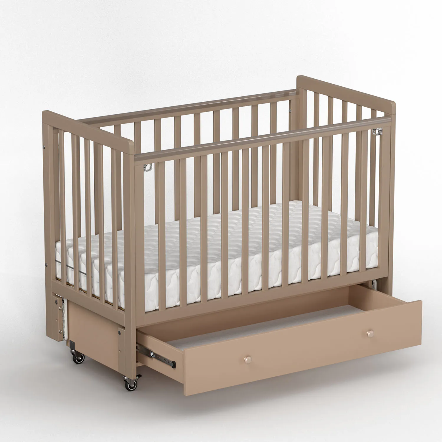 Кровать ANTEMI Classic Sleep 120х60 с ящиком-маятником