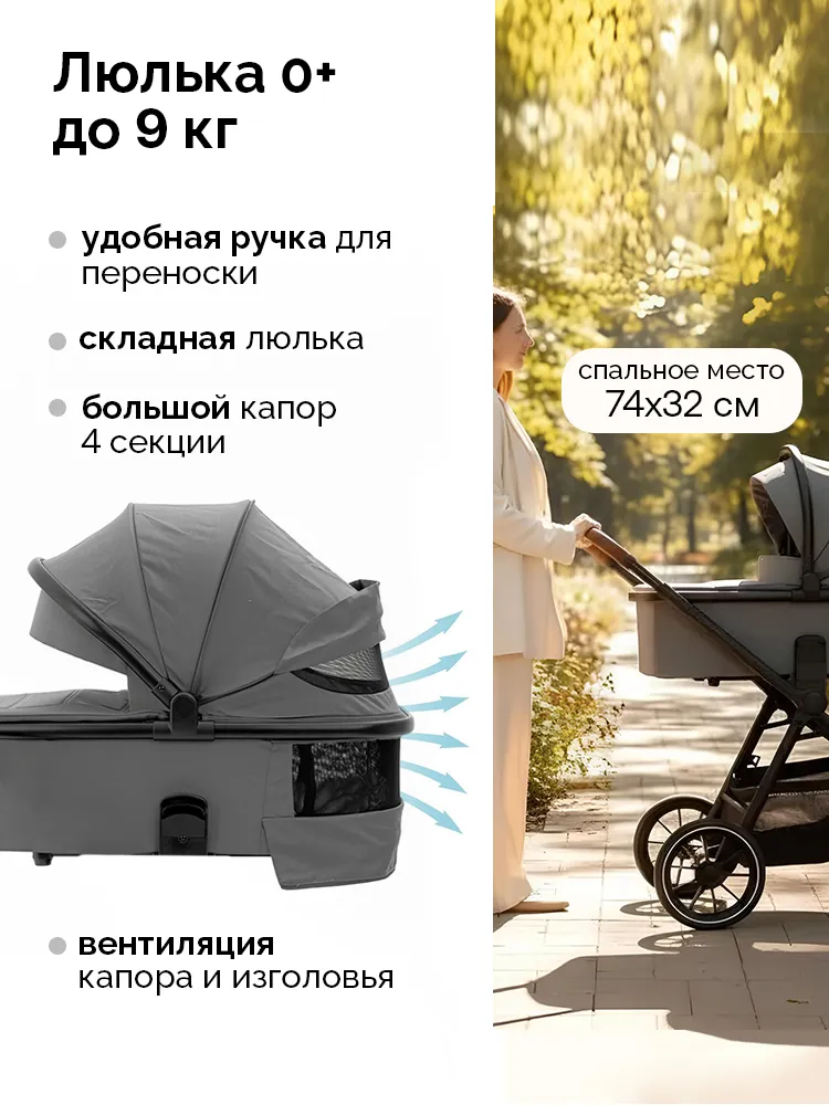 Коляска 2 в 1 Bumprider Atlas