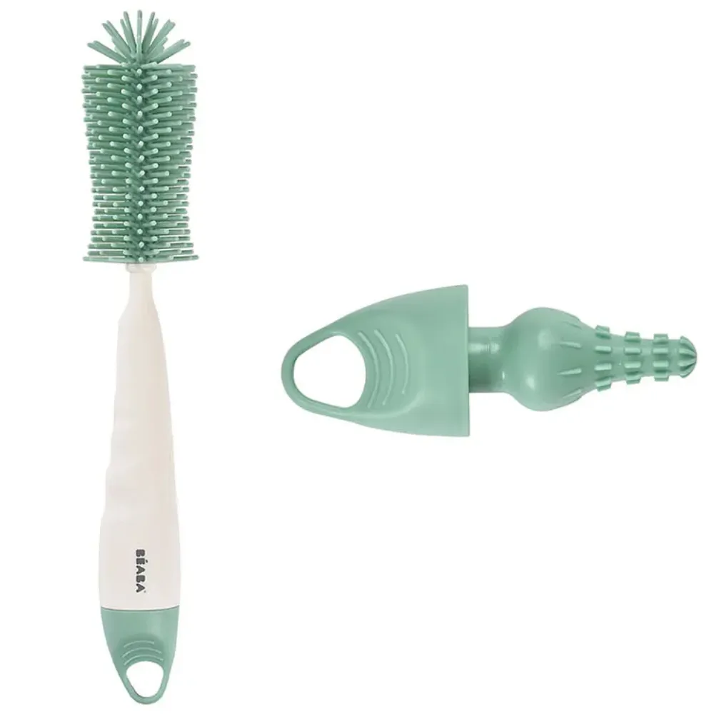Ёршик силиконовый 2-в-1 Beaba SILICONE BOTTLE BRUSH 911672