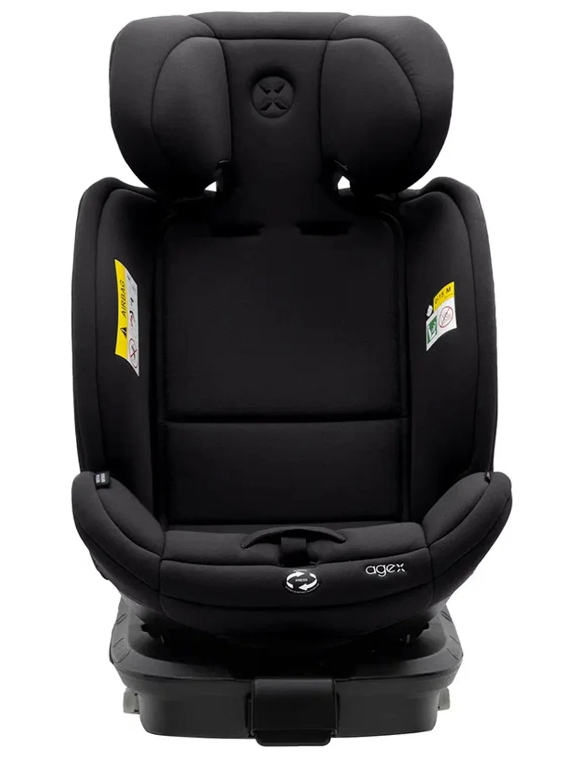 Автокресло 0+/1/2/3 Agex Comfort i-Fix 360 нов, черный (black). Изображение 6