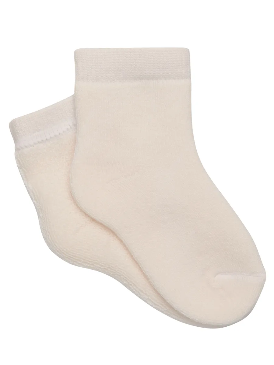 Носки детские махровые Mansita Sol, цв.молочный