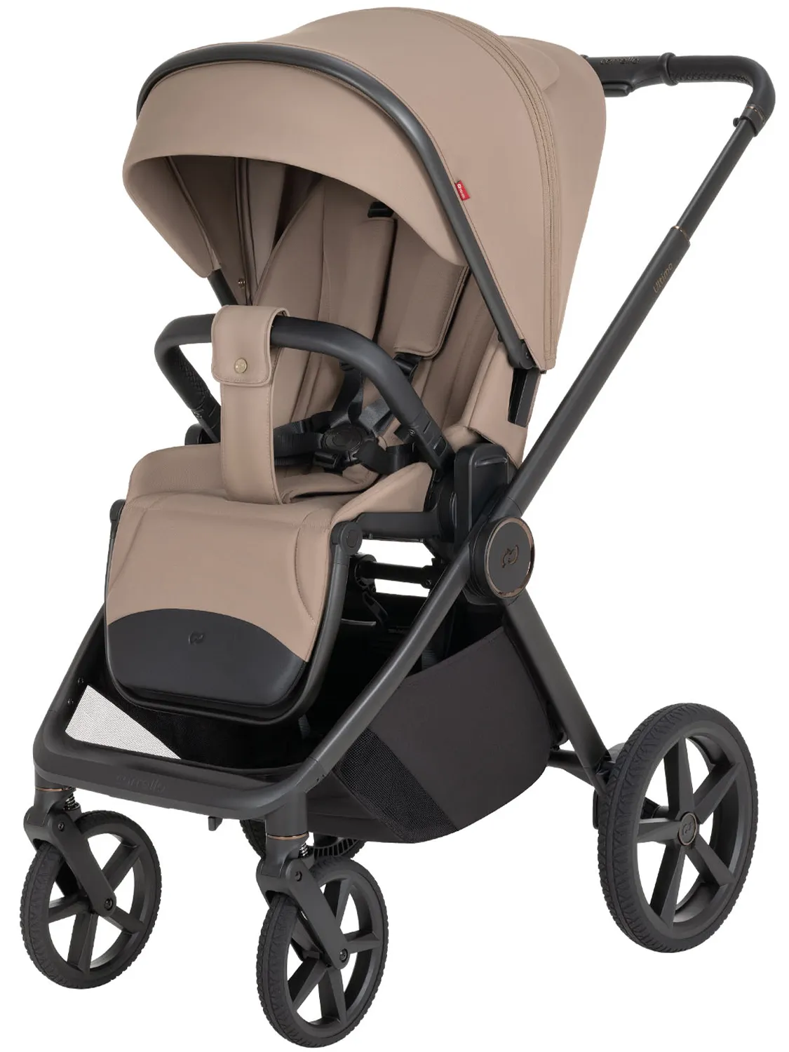 Коляска 2 в 1 Carrello Ultimo F CRL-6701, бежевый (acoustic beige). Изображение 11