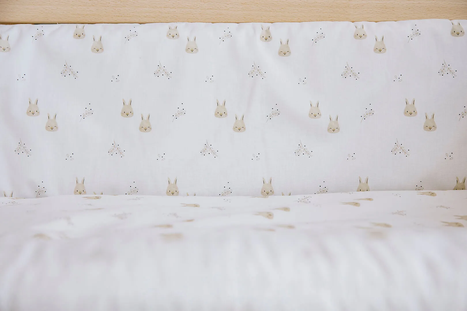 Покрывало + бортики для колыбели Micuna Rabbits TX-934