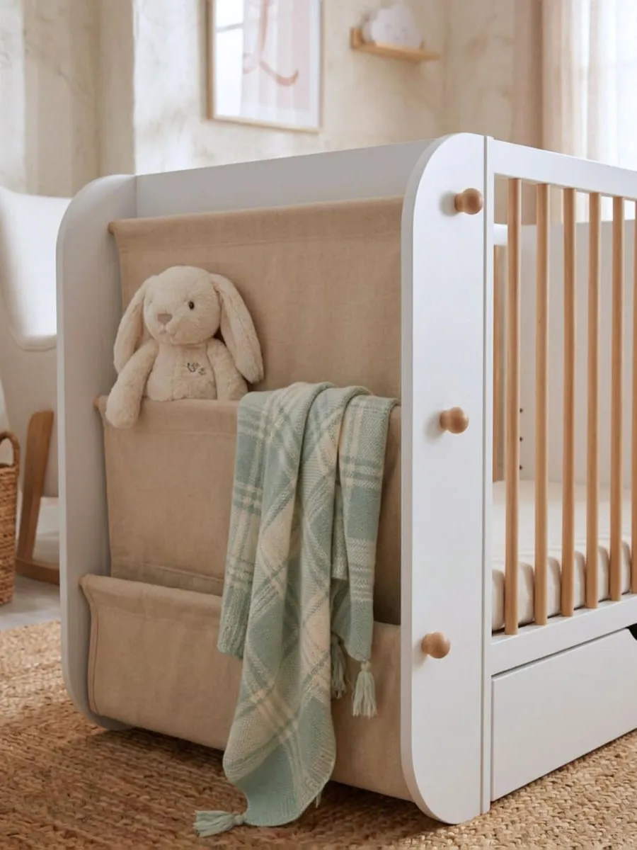 Кровать Micuna Salonica 120*60 белый/дерево (white/wood). Изображение 7