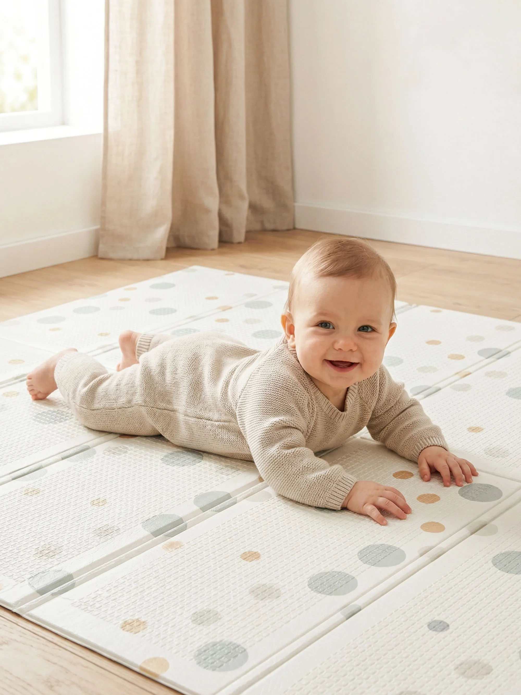 Коврик игровой складной UNIX Kids Circles 120x150 см