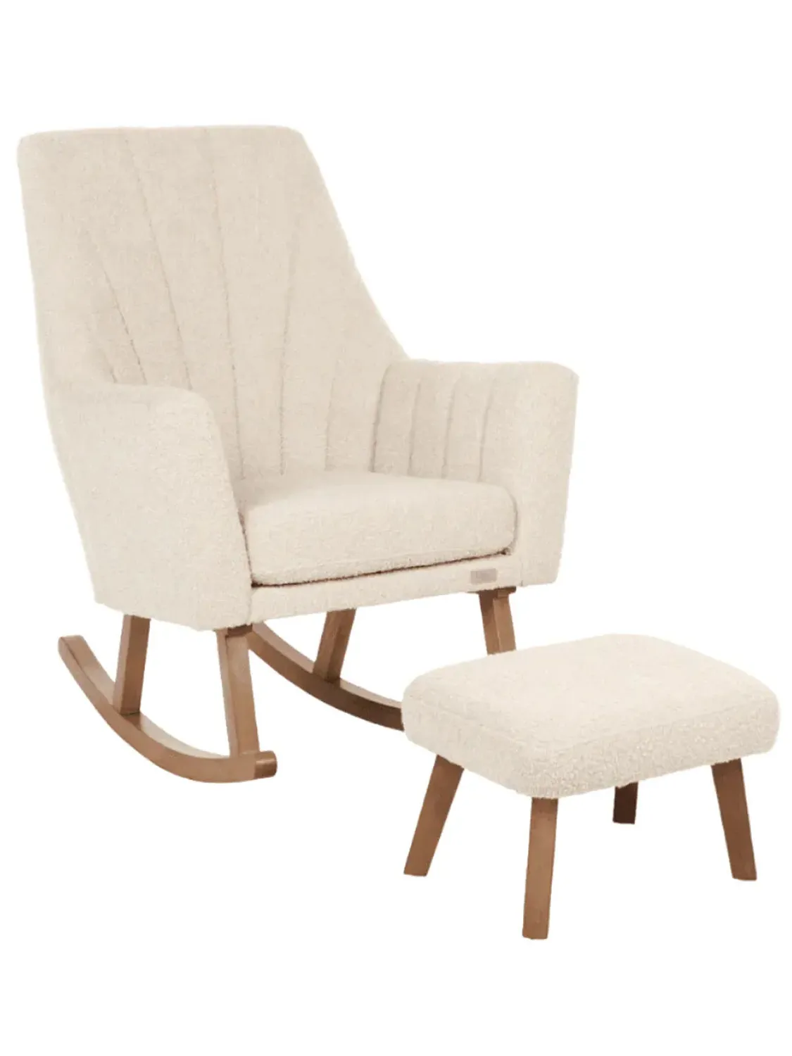 Кресло-качалка Tutti Bambini Jonah Luxe с пуфом для ног Mushroom 211988/MUS с полозьями