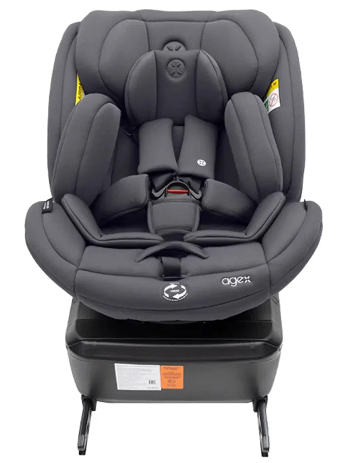 Автокресло 0+/1/2/3 Agex Comfort i-Fix 360 нов, серый (grey). Изображение 28