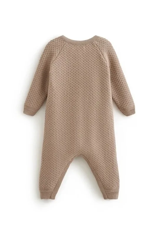 Комбинезон детский LoomKnits Капучино хлопок