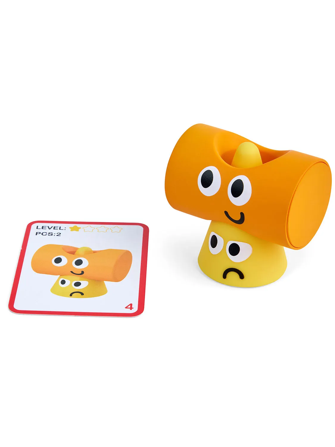 Головоломка HAPE «Умняша» Геометрическая башня (блоки монтессори) E0531_HP