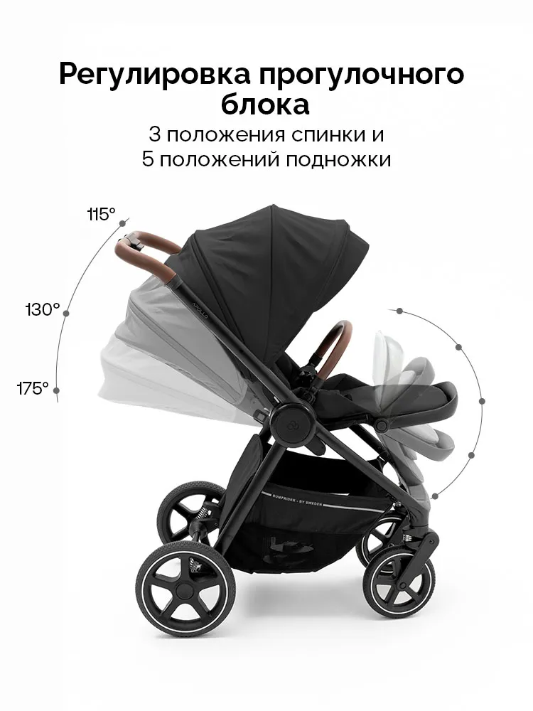 Коляска 2 в 1 Bumprider Apollo