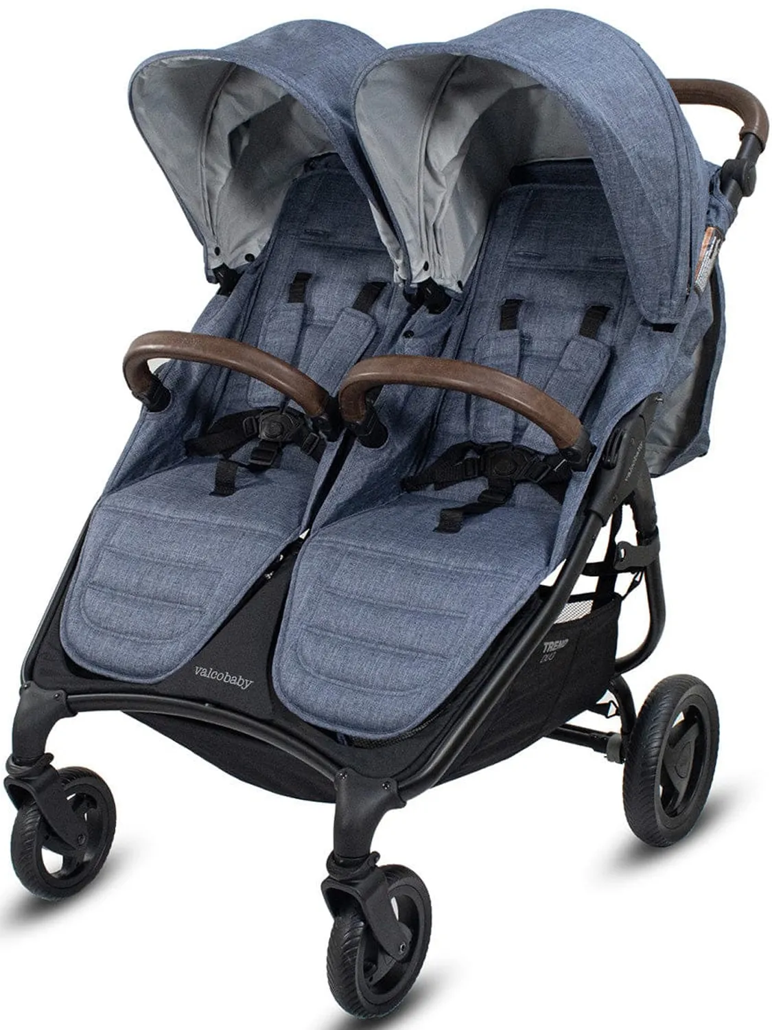 Коляска для двойни 2 в 1 Valco Baby Snap Duo Trend + накидки на ножки