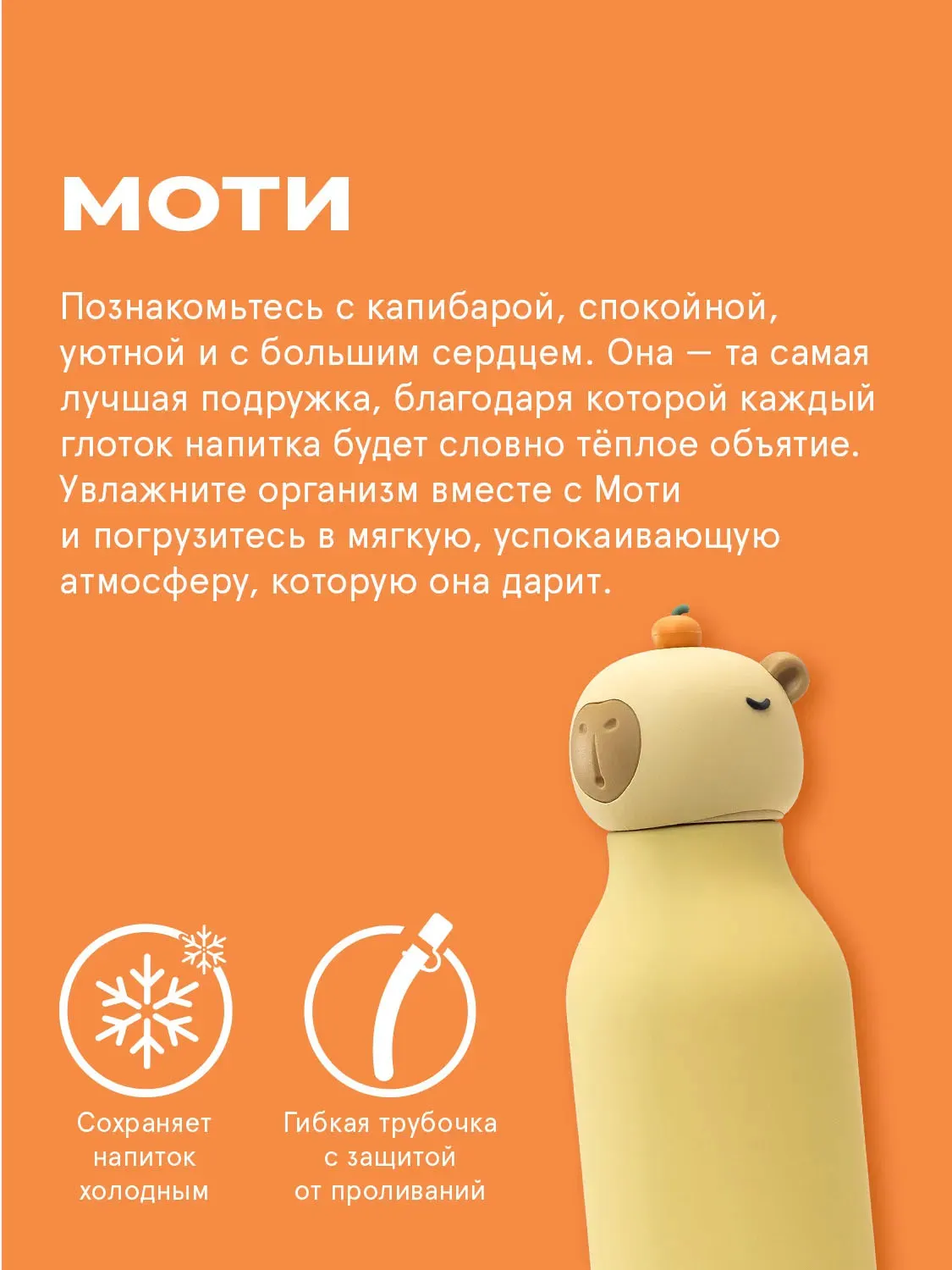 Бутылка Asobu для холодных и горячих напитков Bestie 460 мл