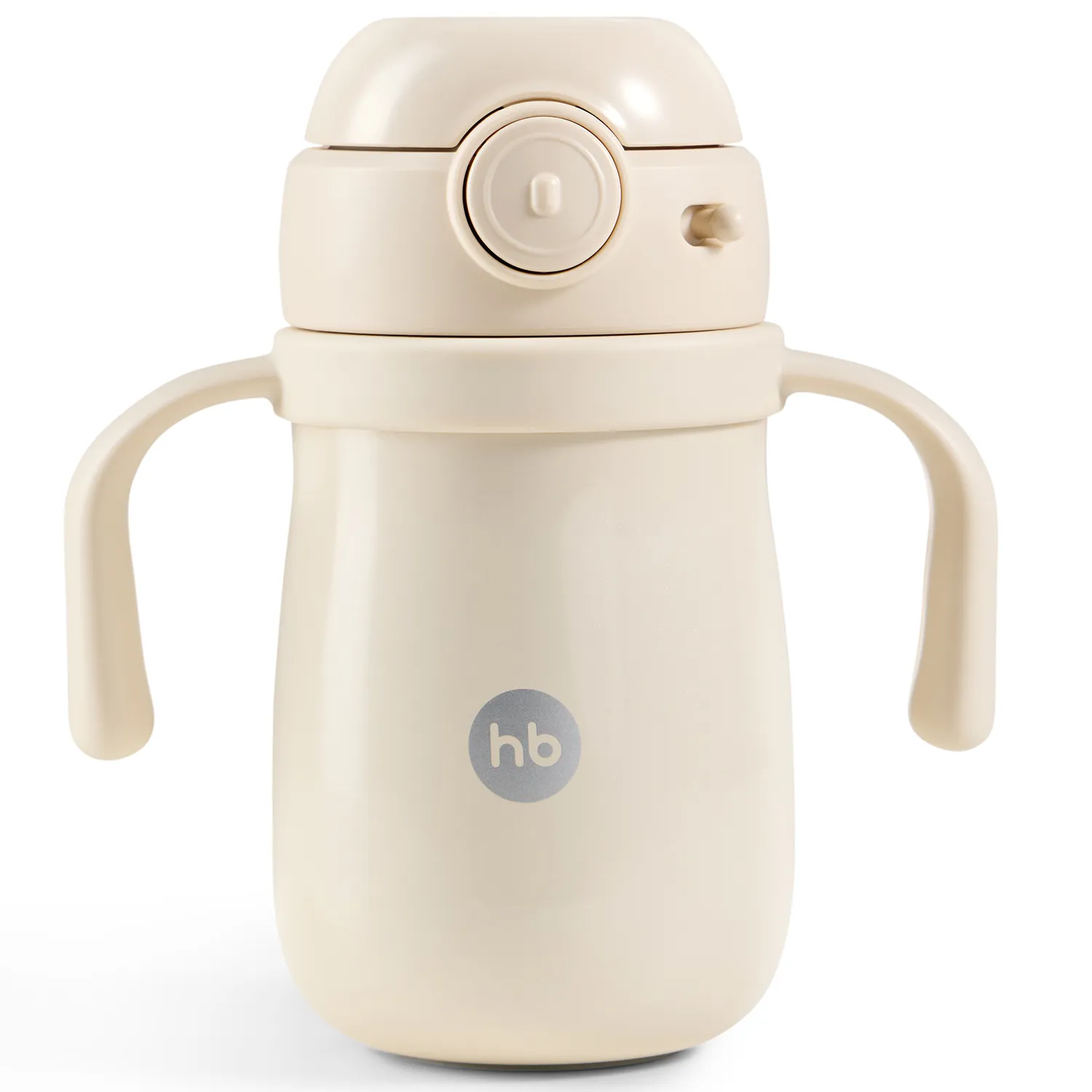 Термопоильник-непроливайка Happy Baby с трубочкой и ручками 300 мл